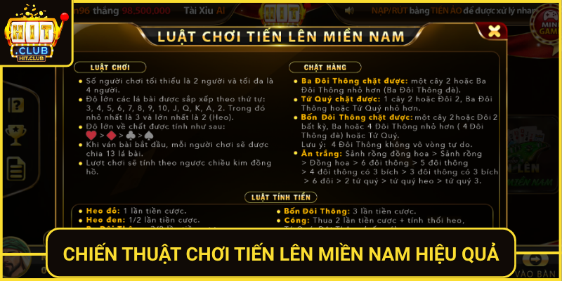 Chien Thuat Choi Tien Len Mien Nam Hieu Qua
